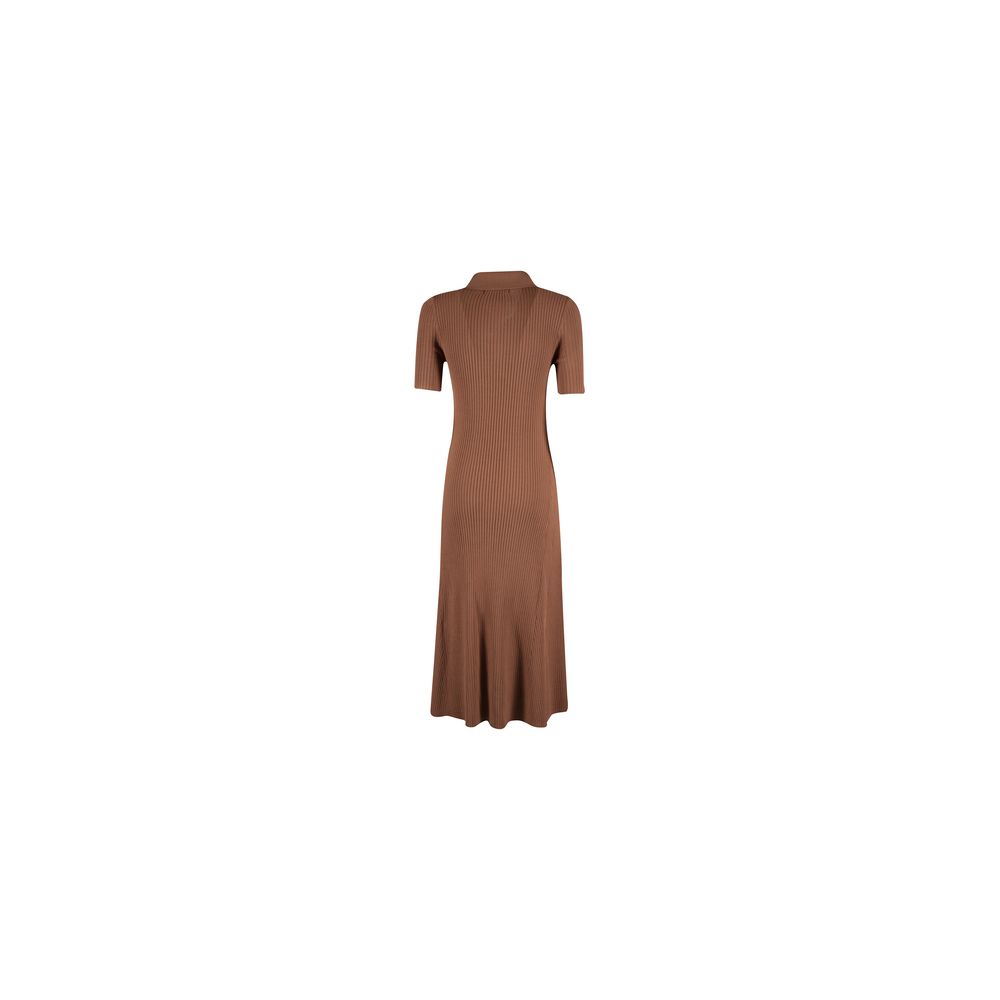 Yes Zee Brown Viscose Dress