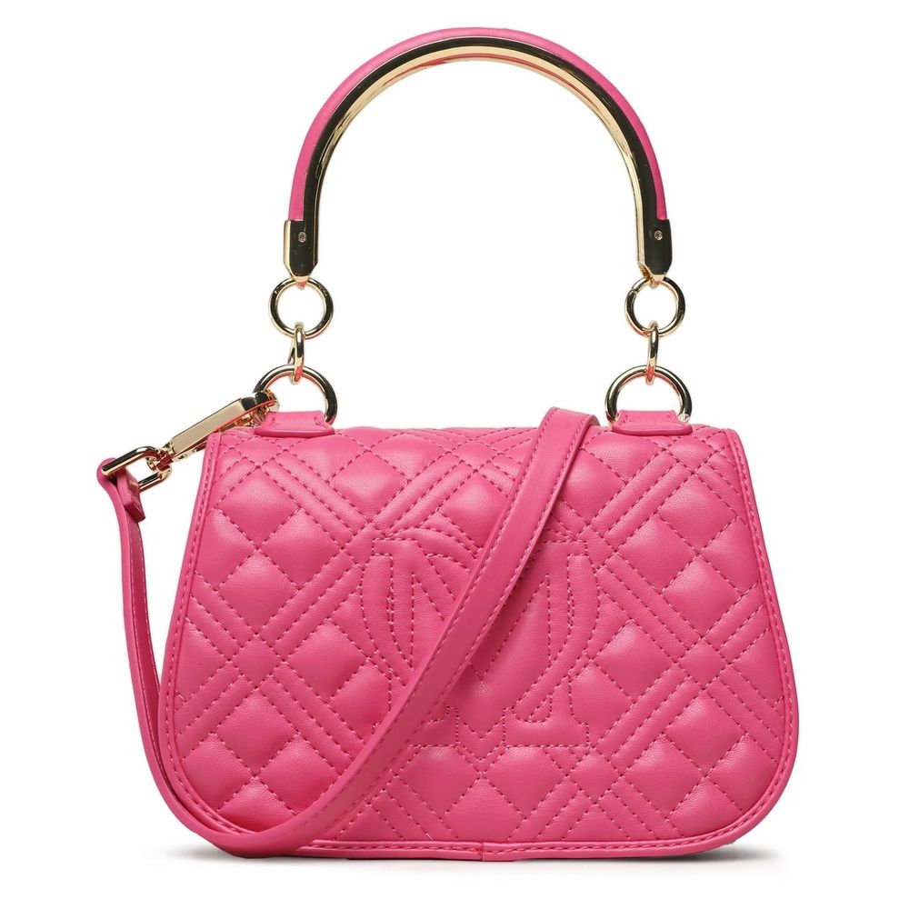 Love Moschino Fuchsia Artificial Leather Crossbody Bag