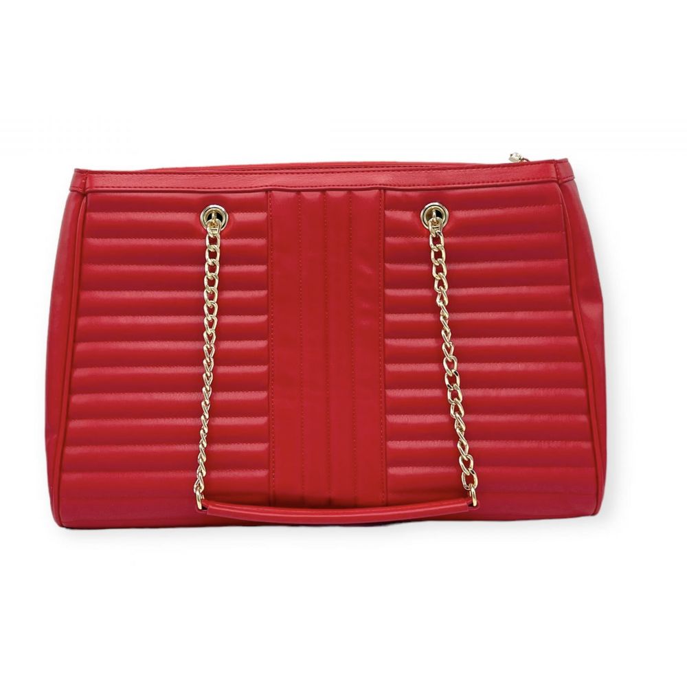 Love Moschino Red Artificial Leather Shoulder Bag