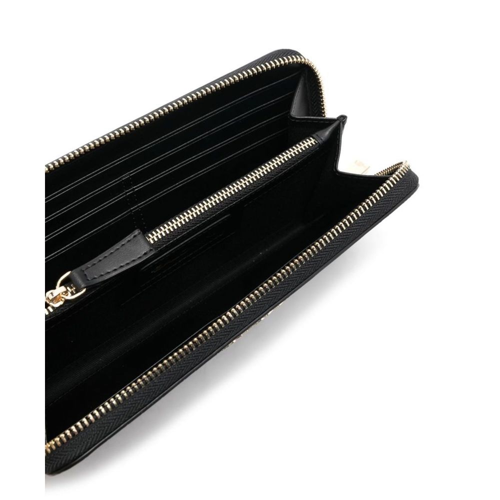 Baldinini Trend Black Leather Wallet