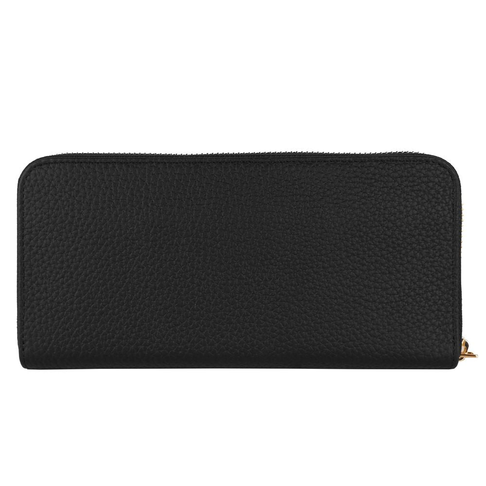 Baldinini Trend Black Leather Wallet