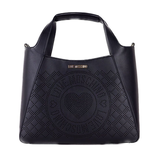 Love Moschino Black Artificial Leather Crossbody Bag