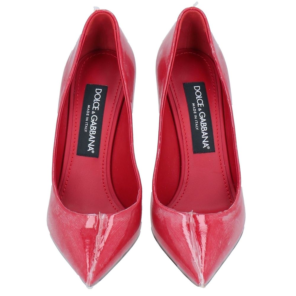 Dolce & Gabbana Pink Leather Di Calfskin Pump