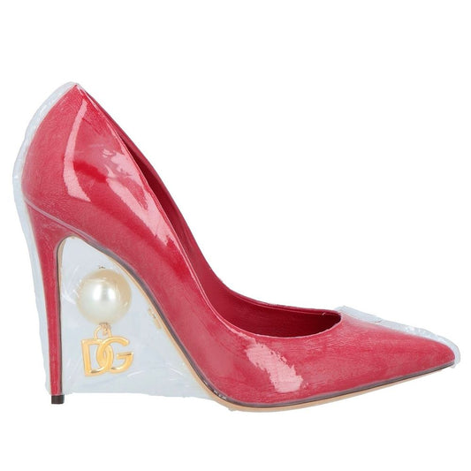 Dolce & Gabbana Pink Leather Di Calfskin Pump