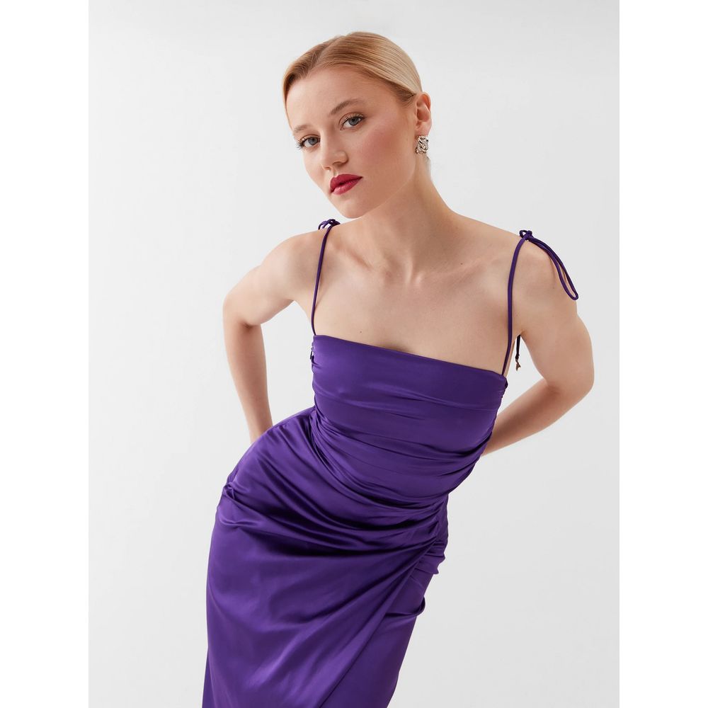 Patrizia Pepe Purple Viscose Dress