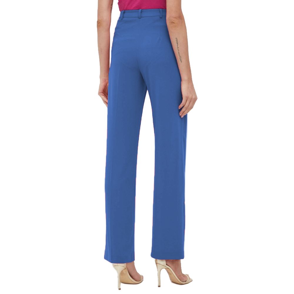 Patrizia Pepe Blue Polyester Jeans & Pant