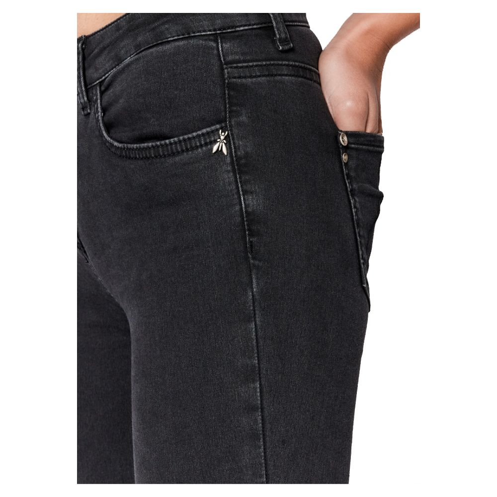 Patrizia Pepe Black Cotton Jeans & Pant