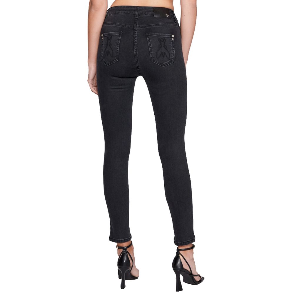 Patrizia Pepe Black Cotton Jeans & Pant