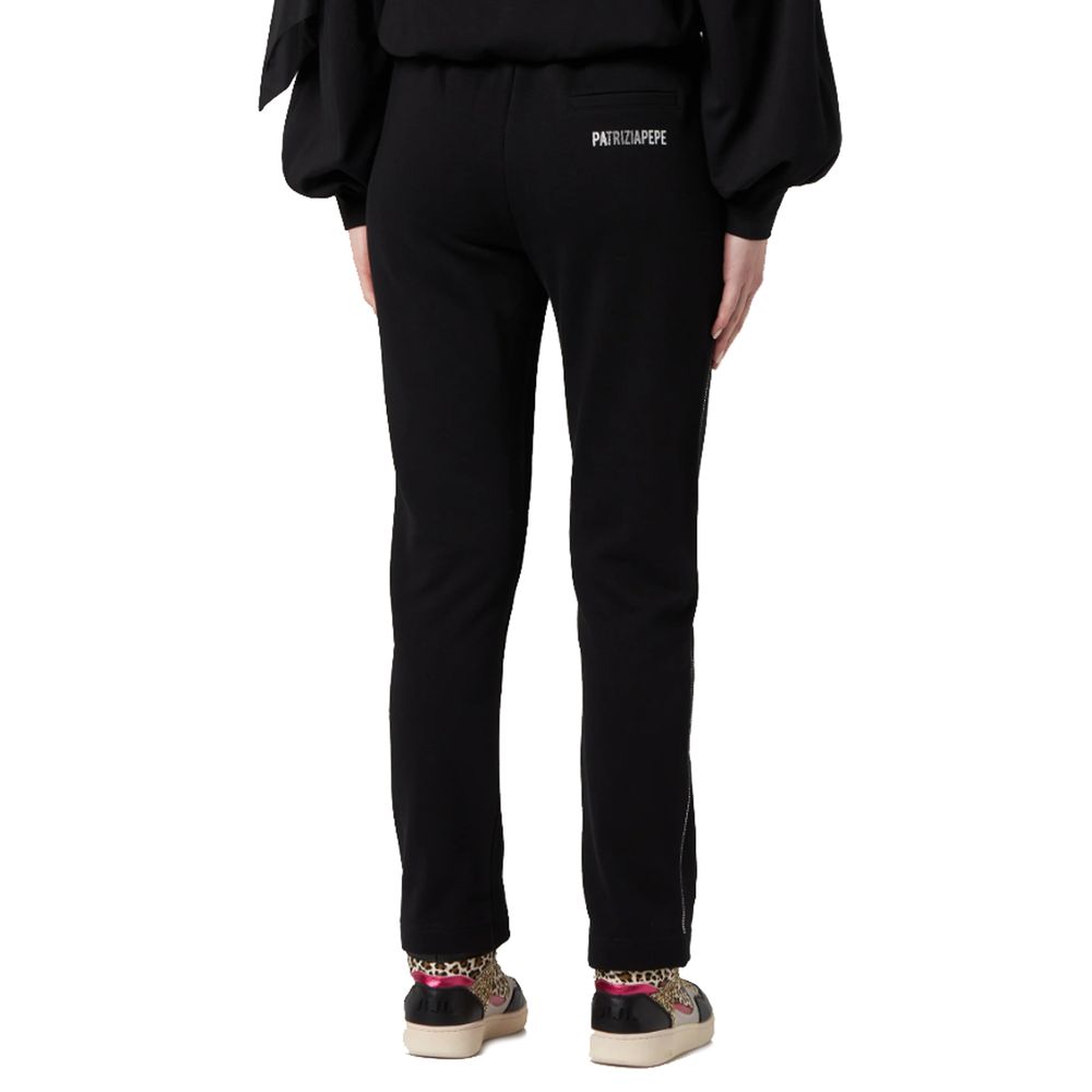 Patrizia Pepe Black Cotton Jeans & Pant