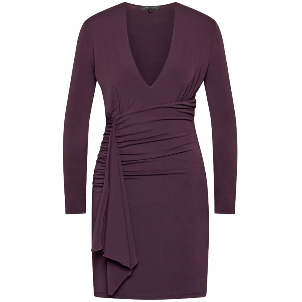 Patrizia Pepe Purple Acetate Dress