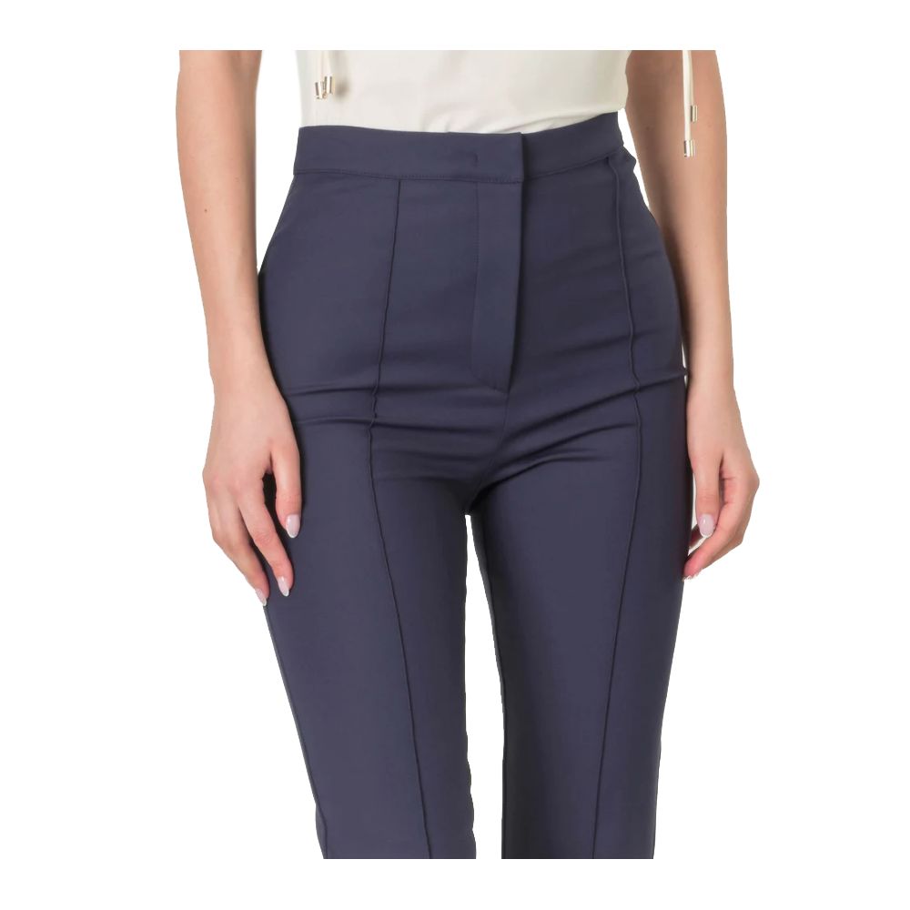 Patrizia Pepe Blue Cotton Jeans & Pant