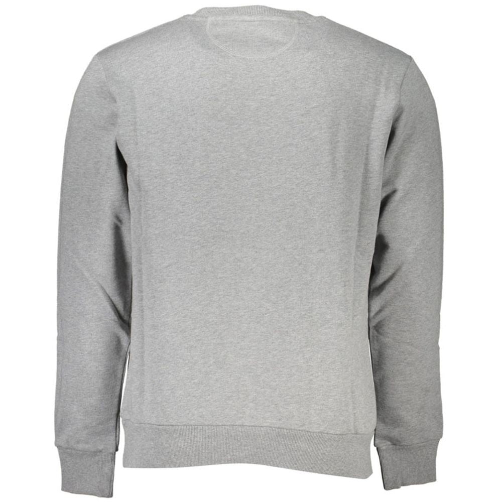 La Martina Gray Cotton Sweater