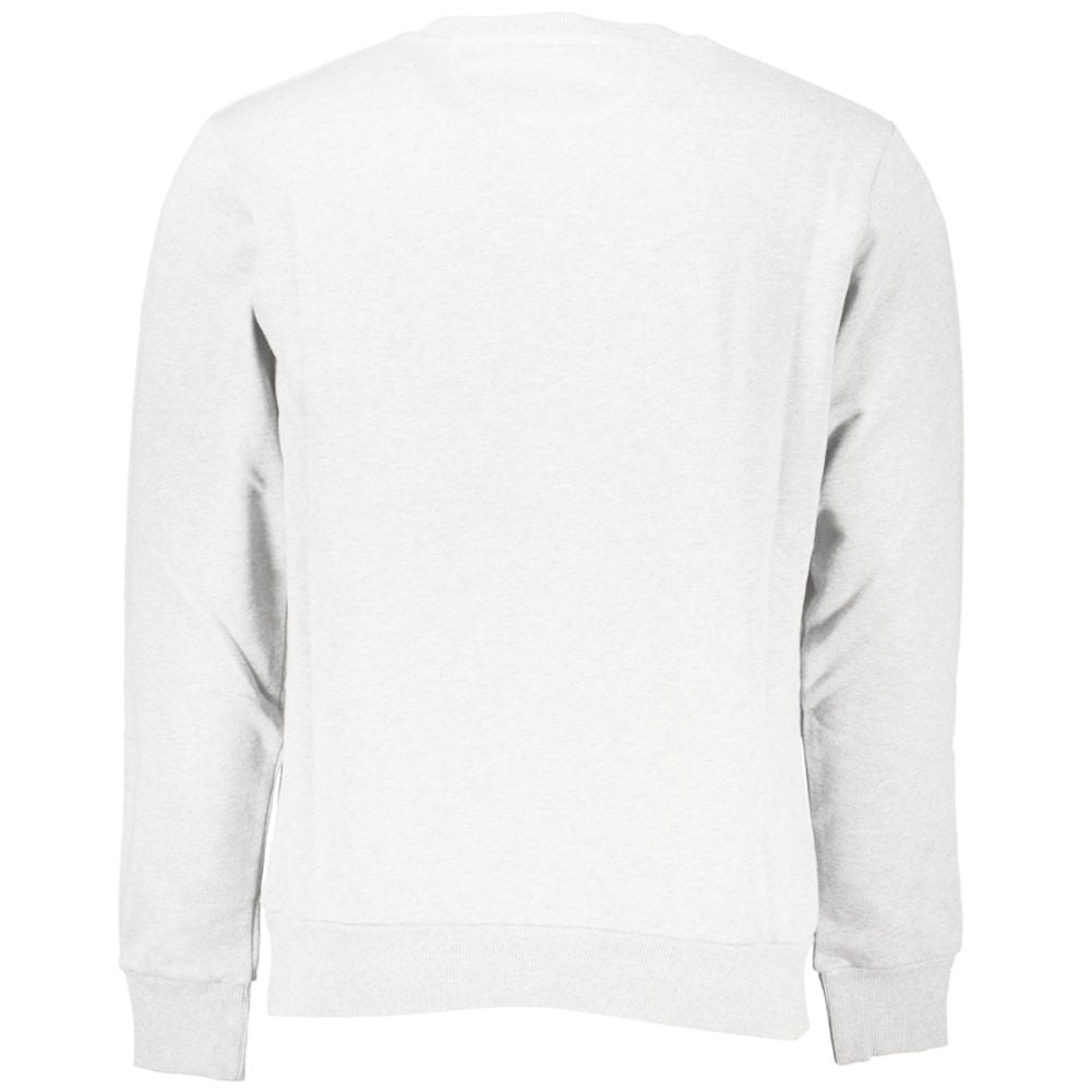 La Martina White Cotton Sweater