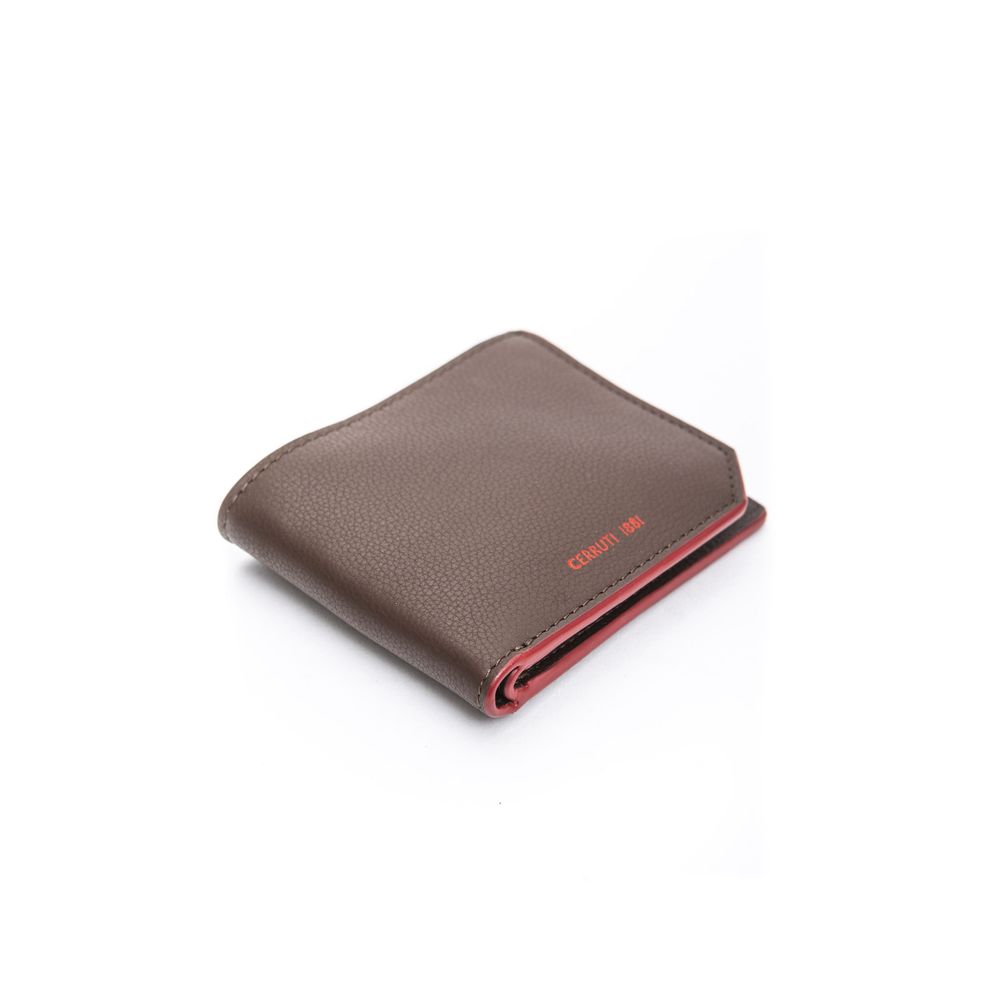 Cerruti 1881 Brown CALF Leather Wallet