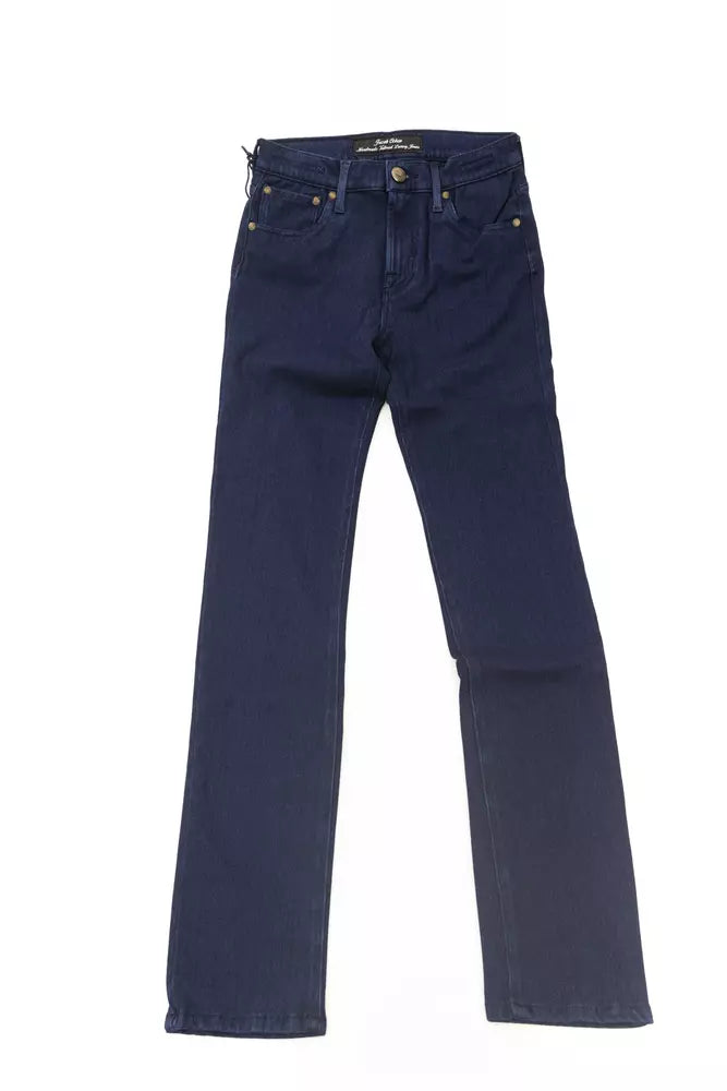 Jacob Cohen Blue Cotton Jeans & Pant