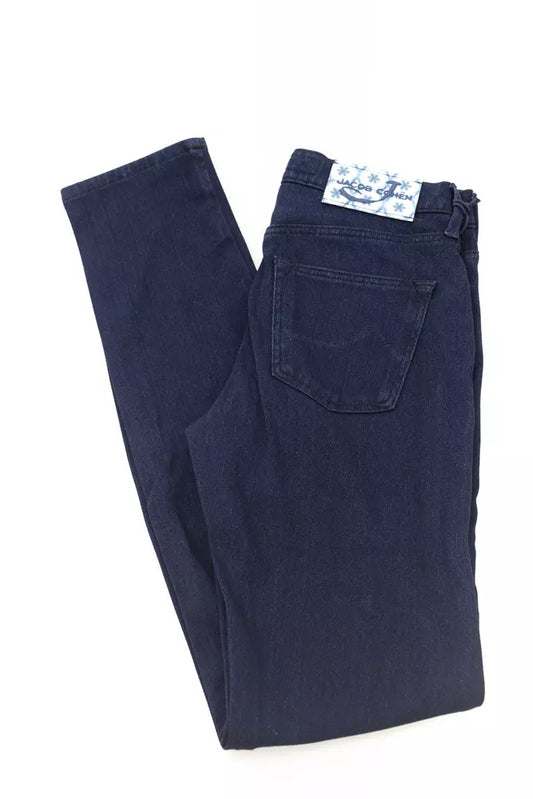 Jacob Cohen Blue Cotton Jeans & Pant