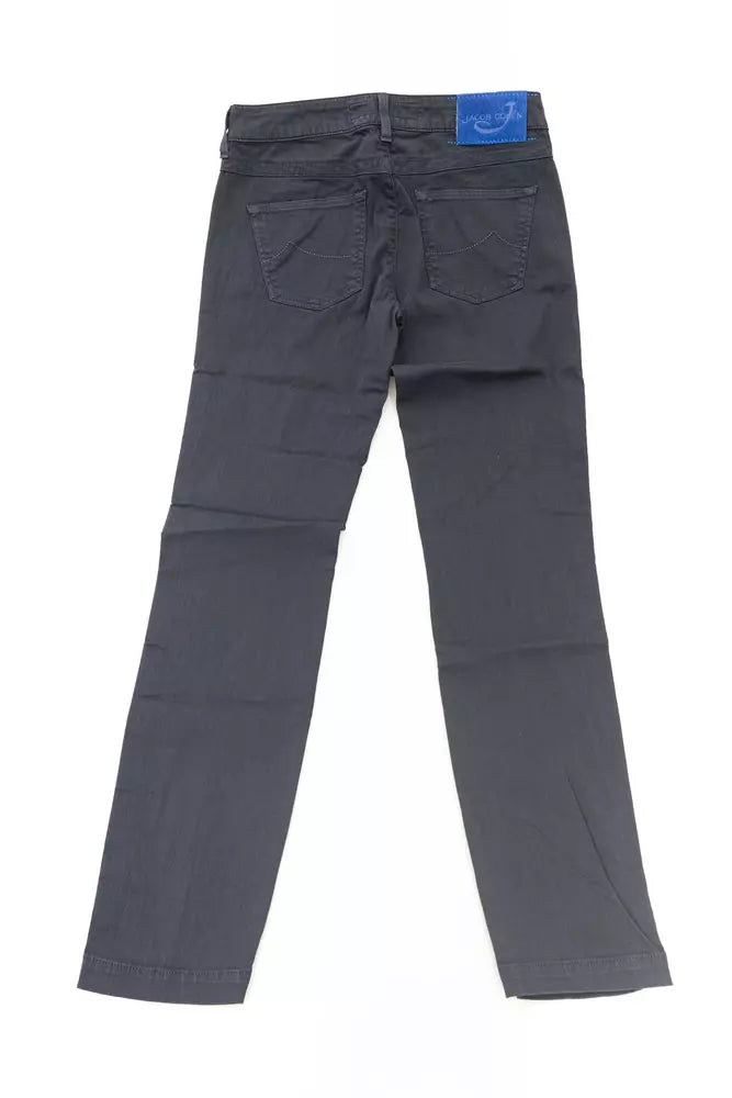 Jacob Cohen Blue Cotton Jeans & Pant