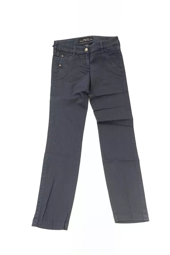 Jacob Cohen Blue Cotton Jeans & Pant