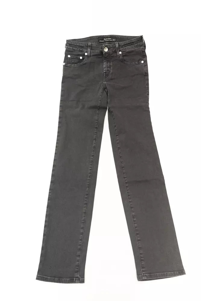 Jacob Cohen Black Cotton Jeans & Pant