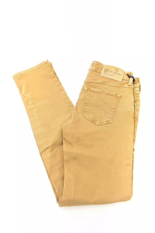 Jacob Cohen Beige Cotton Jeans & Pant