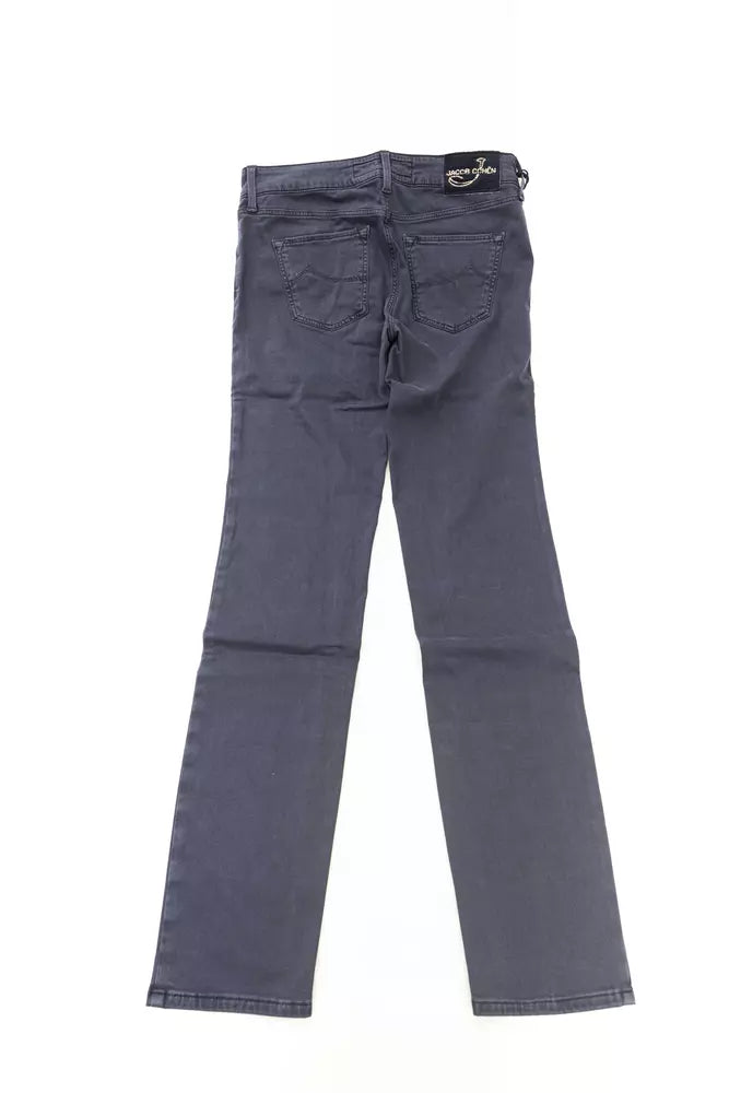 Jacob Cohen Blue Cotton-Like Jeans & Pant