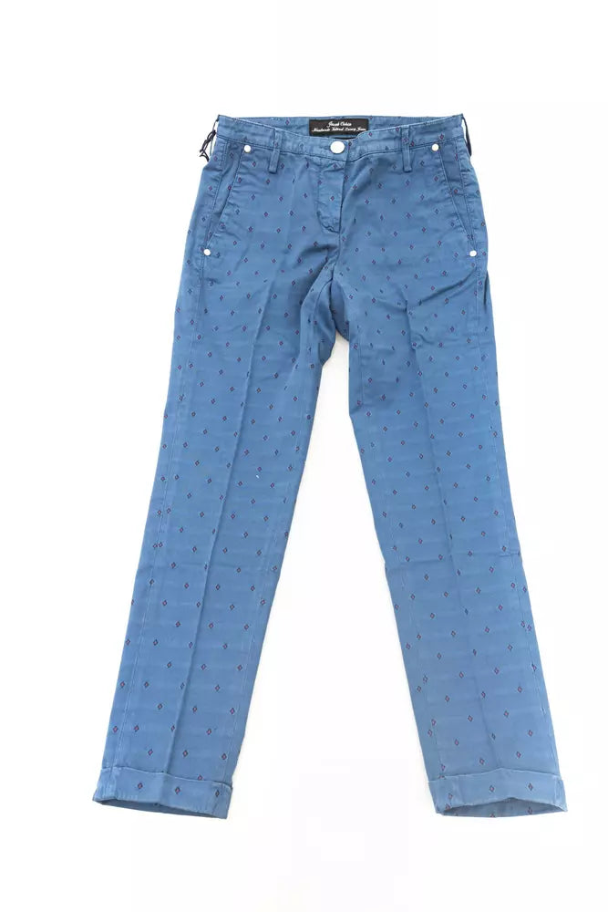 Jacob Cohen Blue Cotton Jeans & Pant