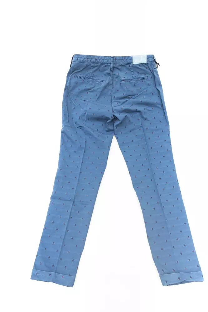 Jacob Cohen Blue Cotton Jeans & Pant