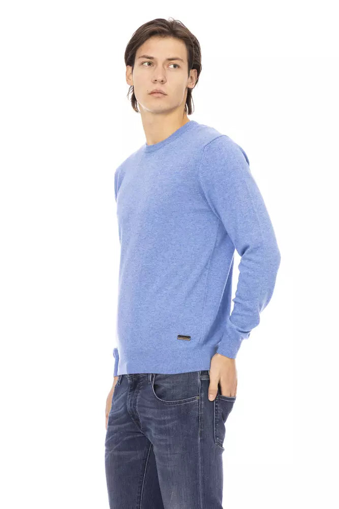 Baldinini Trend Light-blue Wool Sweater