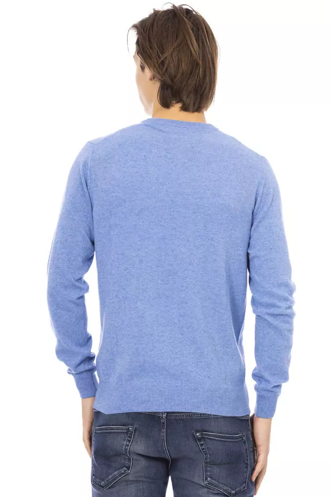 Baldinini Trend Light-blue Wool Sweater