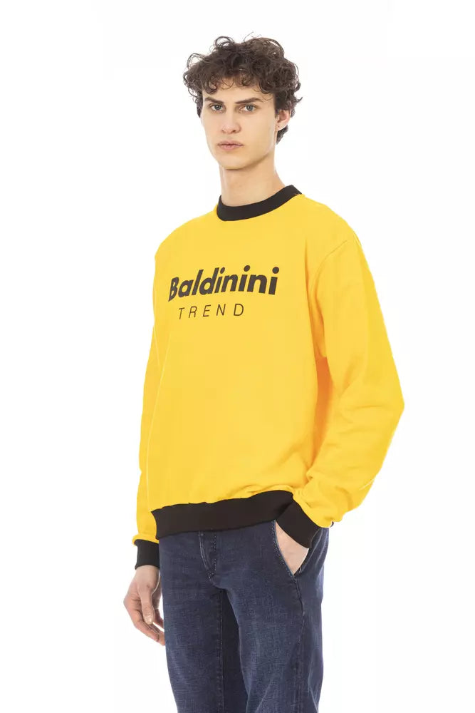 Baldinini Trend Yellow Cotton Sweater