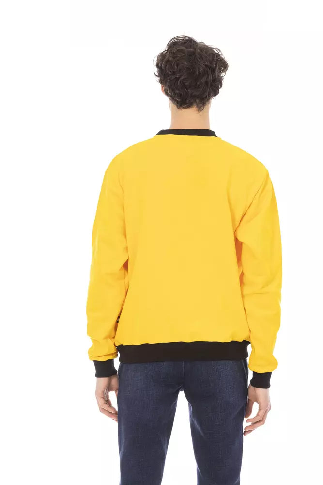 Baldinini Trend Yellow Cotton Sweater