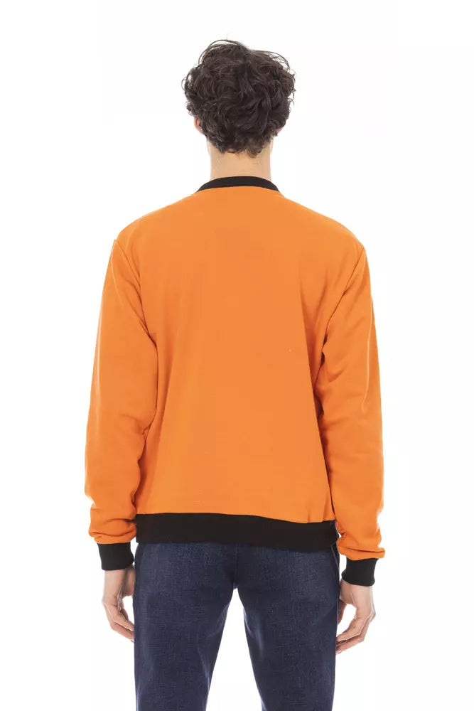 Baldinini Trend Orange Cotton Sweater