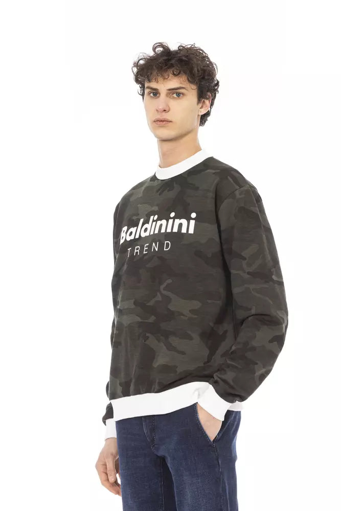 Baldinini Trend Army Cotton Sweater