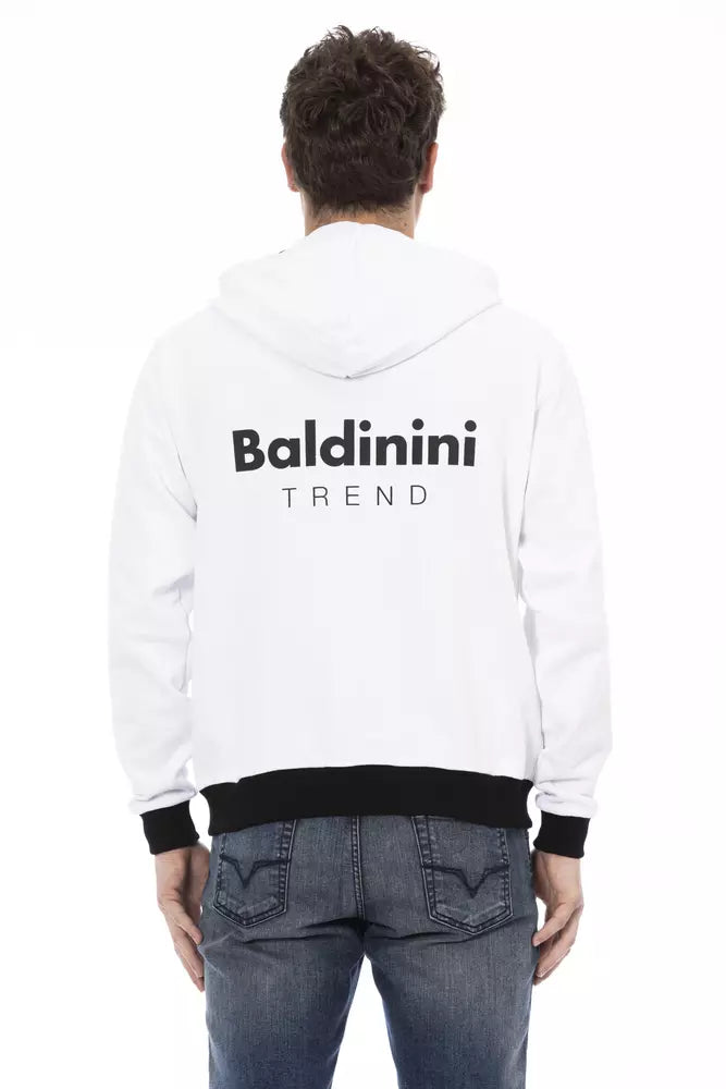 Baldinini Trend White Cotton Sweater