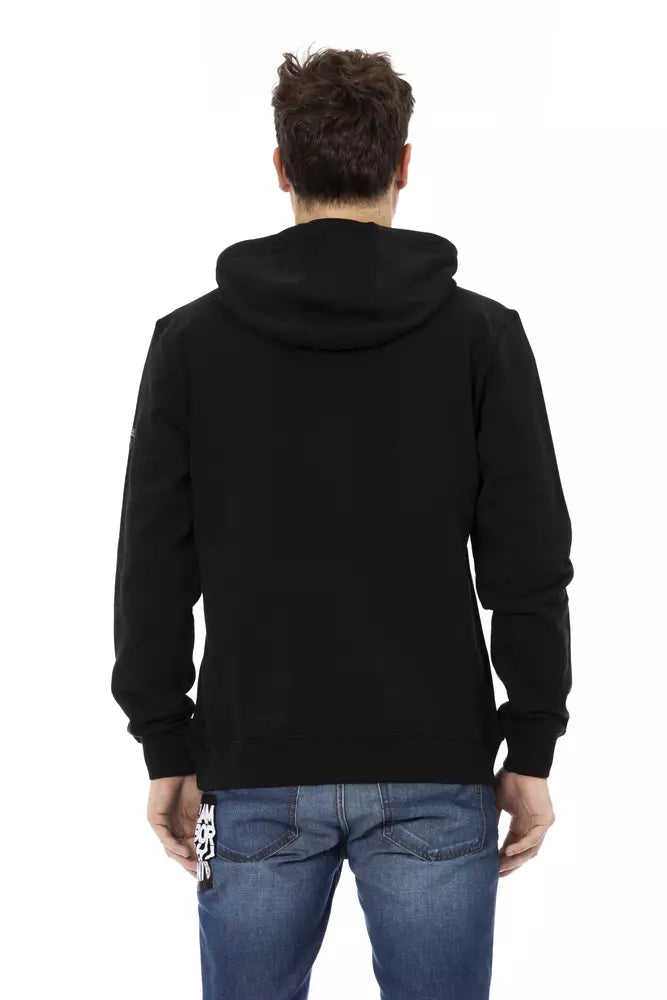 Automobili Lamborghini Black Cotton Sweater