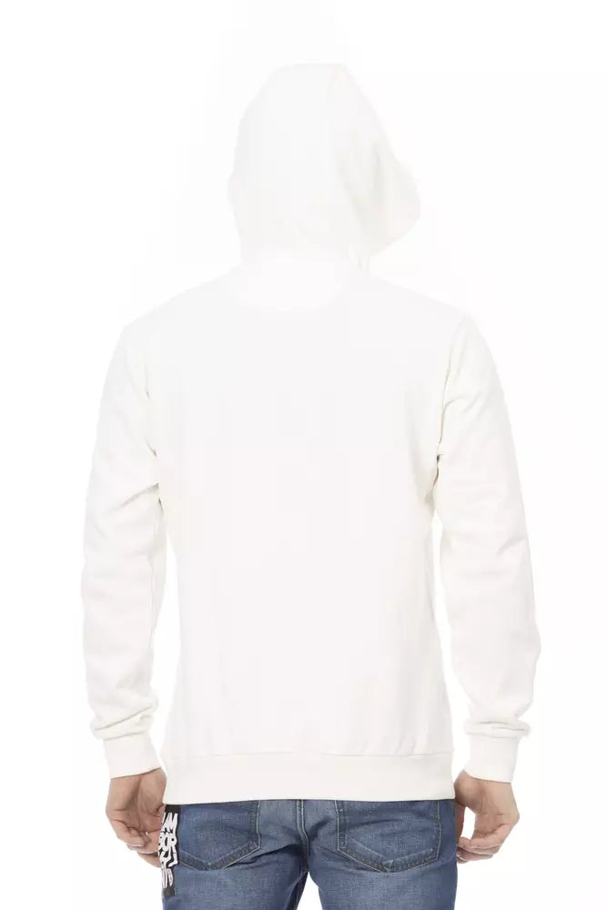 Automobili Lamborghini White Cotton Sweater