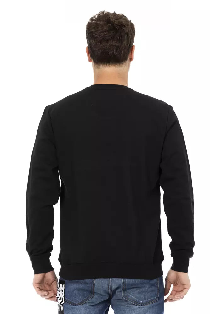 Automobili Lamborghini Black Cotton Sweater