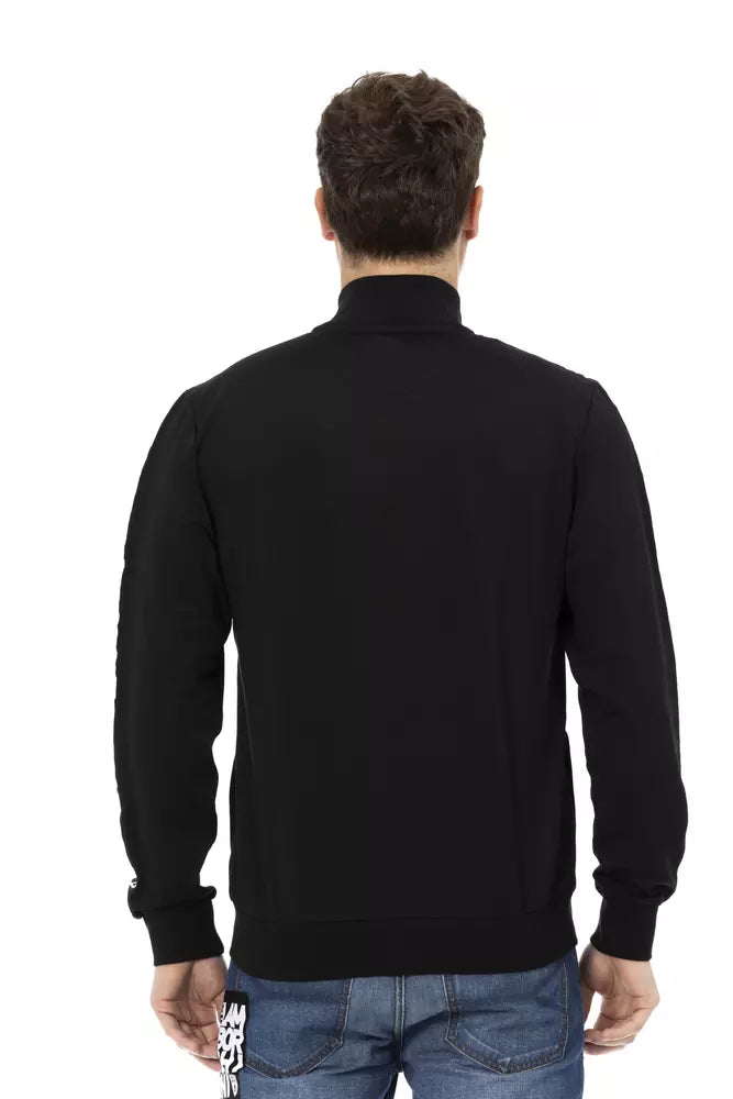 Automobili Lamborghini Black Cotton Sweater