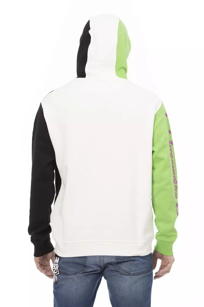 Automobili Lamborghini White Cotton Sweater