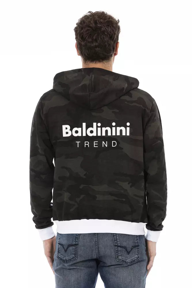 Baldinini Trend Army Wool Sweater