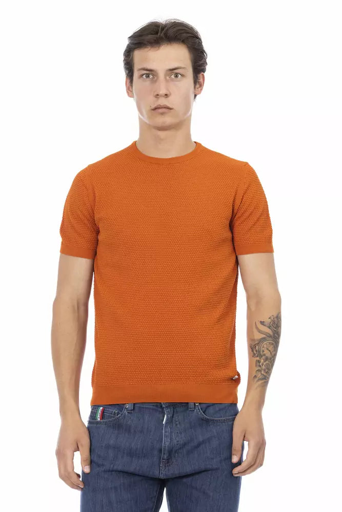 Baldinini Trend Orange Cotton Sweater