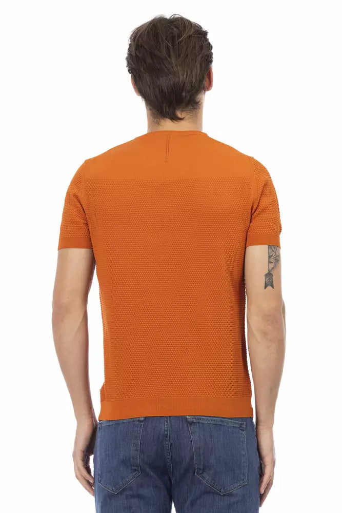 Baldinini Trend Orange Cotton Sweater