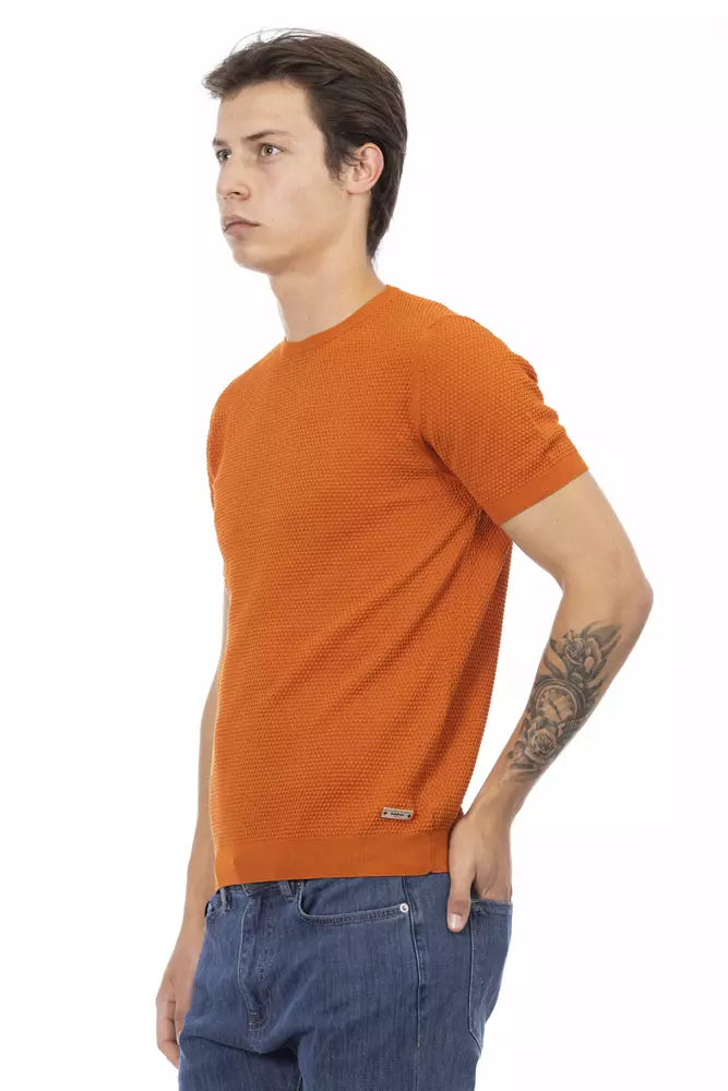 Baldinini Trend Orange Cotton Sweater