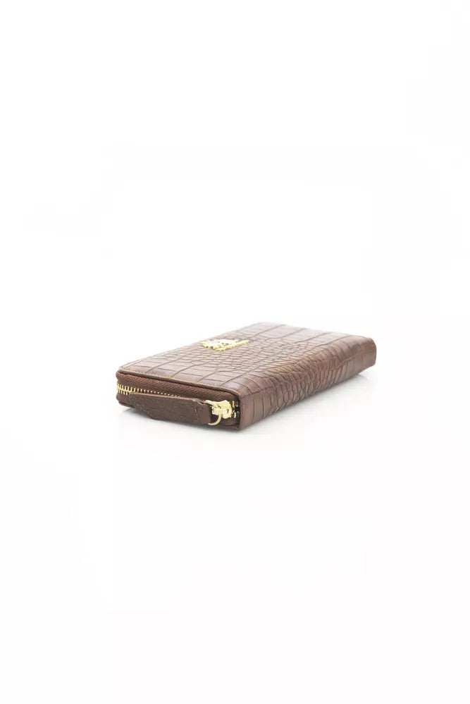 La Martina Brown Polyurethane Wallet