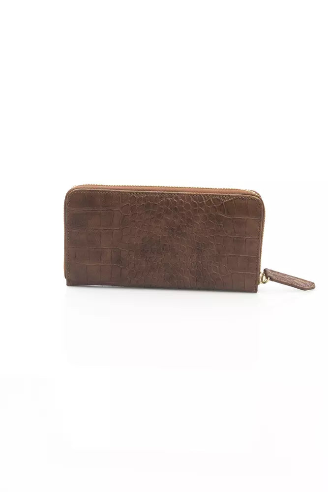 La Martina Brown Polyurethane Wallet