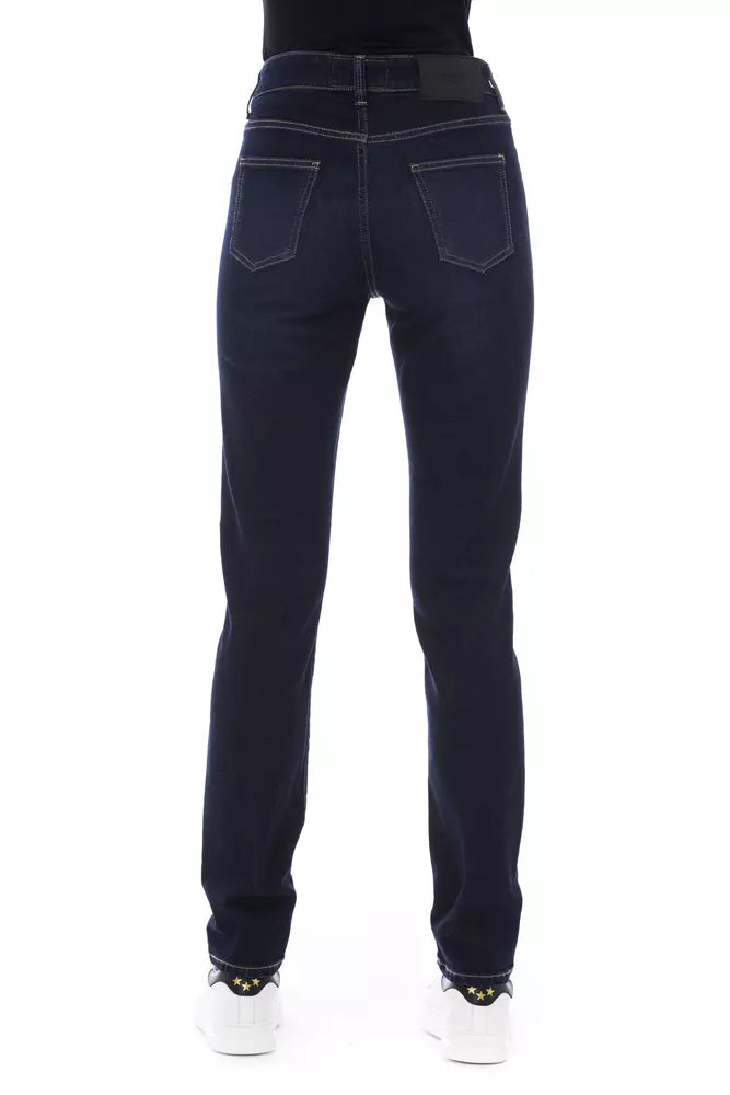 Baldinini Trend Blue Cotton Jeans & Pant