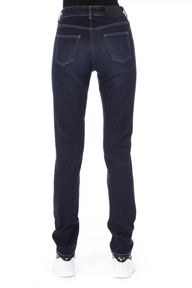 Baldinini Trend Blue Cotton Jeans & Pant