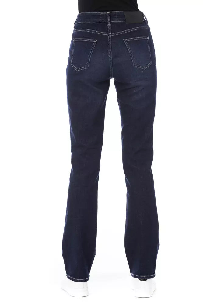 Baldinini Trend Blue Cotton Jeans & Pant