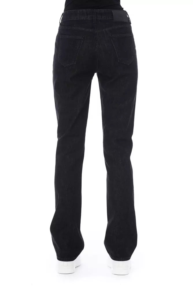 Baldinini Trend Black Cotton Jeans & Pant