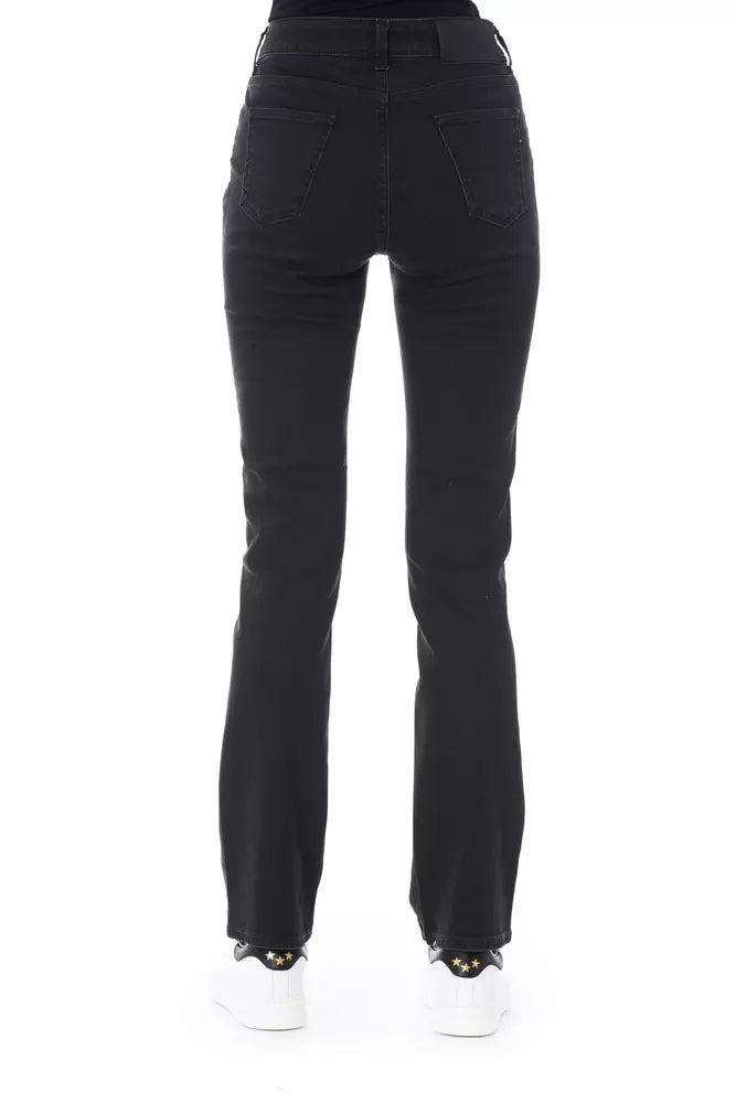 Baldinini Trend Black Cotton Jeans & Pant